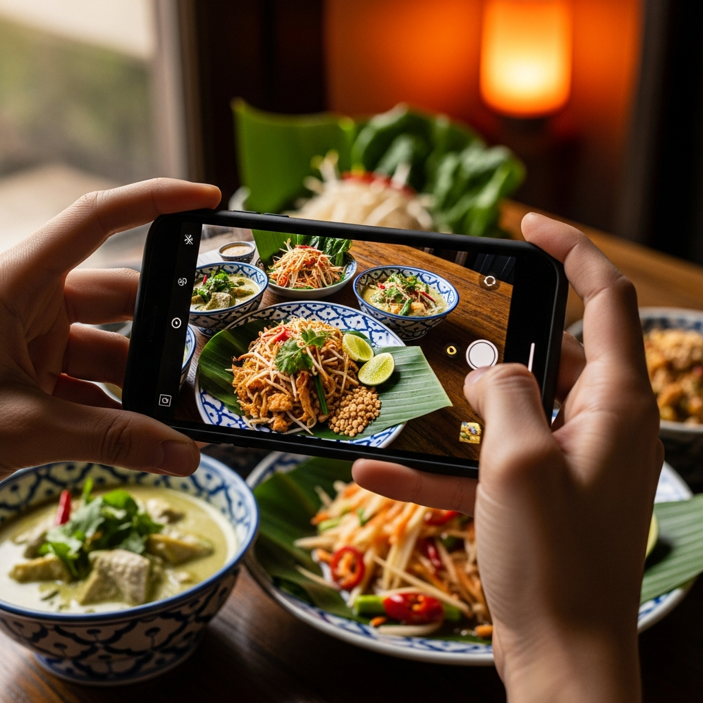 ถ่ายรูปอาหาร